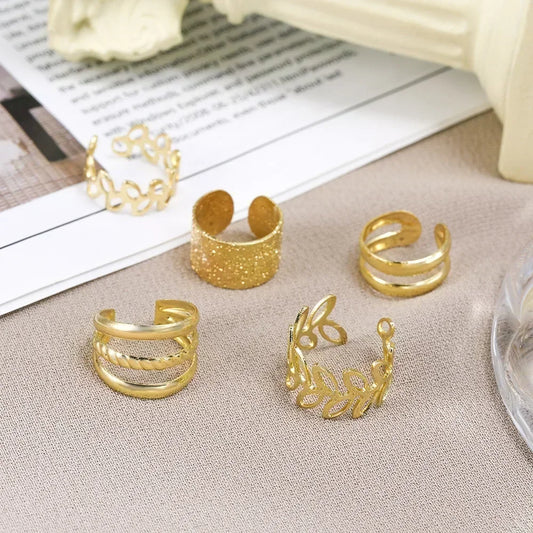 5 Pieces Stud Ear Clips Set