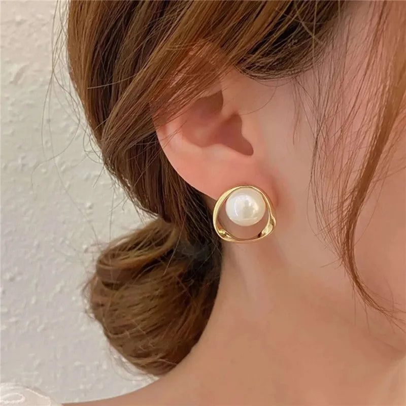 Imitation Pearl Earrings